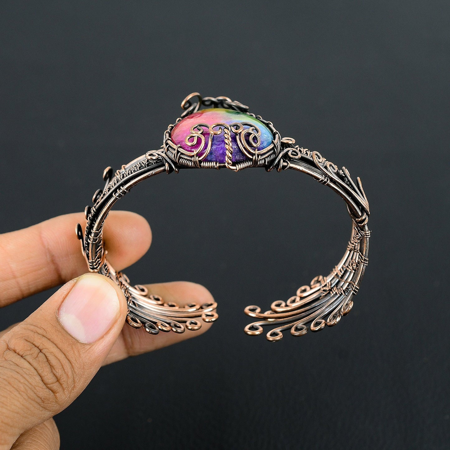 Rainbow Solar Quartz Gemstone Bracelet