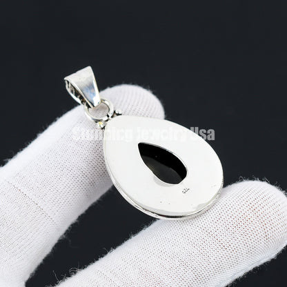Black Onyx Gemstone Pendant