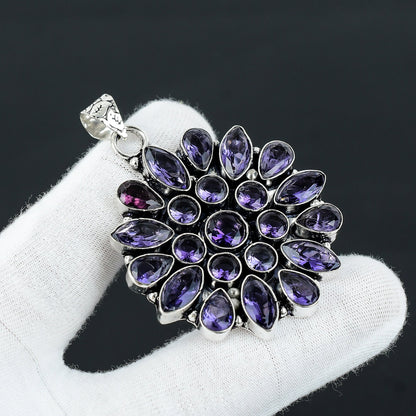 Purple Amethyst Gemstone Pendant
