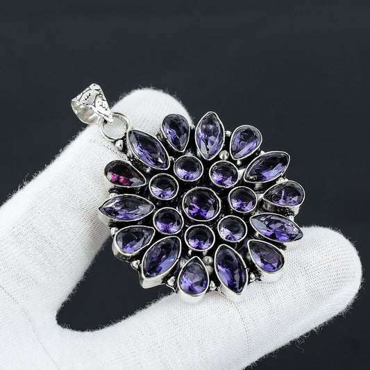 Purple Amethyst Gemstone Pendant