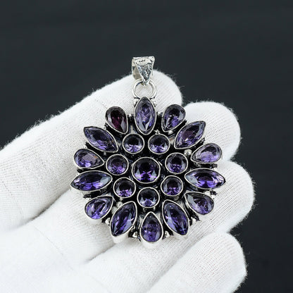 Purple Amethyst Gemstone Pendant