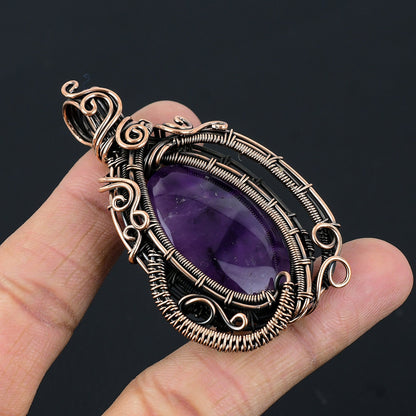 Purple Amethyst Gemstone Pendant