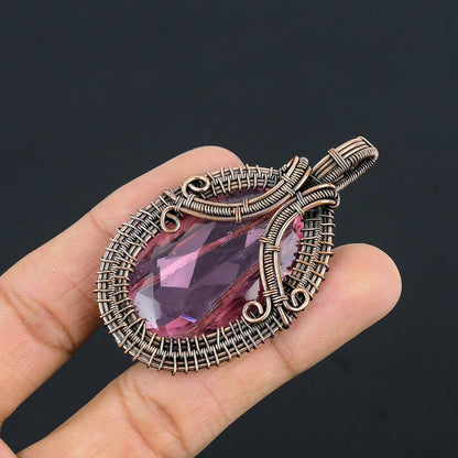 Pink Kunzite Gemstone Pendant