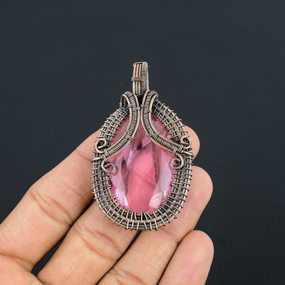 Pink Kunzite Gemstone Pendant