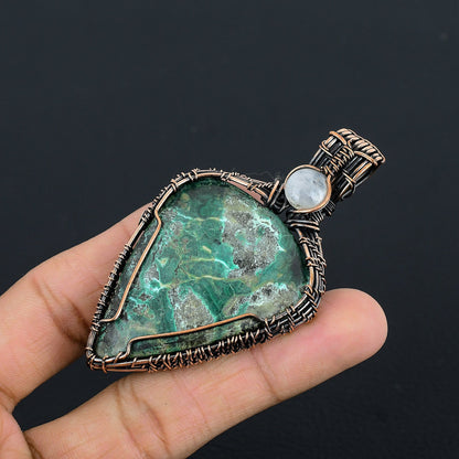 Blue Azurite Gemstone Pendant