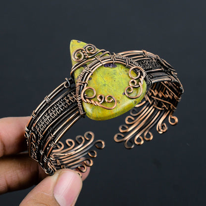 Green Atlantisite Gemstone Bracelet