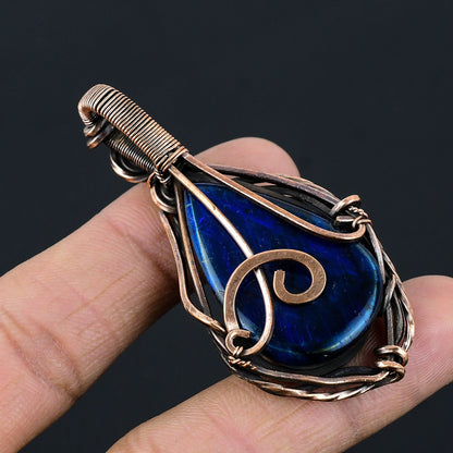 Blue Labradorite Gemstone Pendant