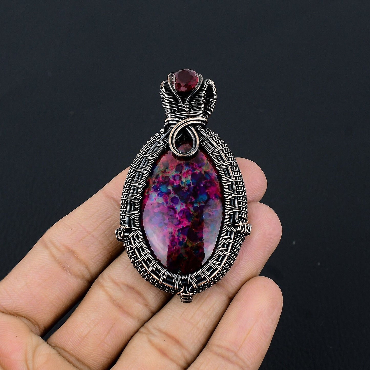 Multi-Color Labradorite Gemstone Pendant