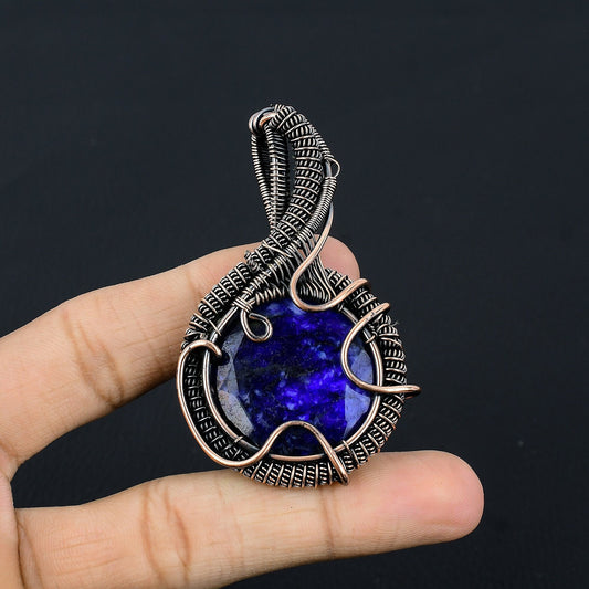 Blue Sapphire Gemstone Pendant