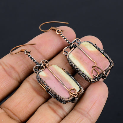 Multicolor Mookaite Gemstone Earrings