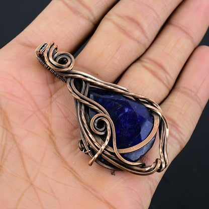 Blue Sapphire Gemstone Pendant