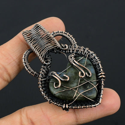 Blue Labradorite Gemstone Pendant