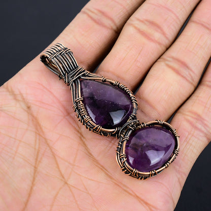 Purple Amethyst Gemstone Pendant