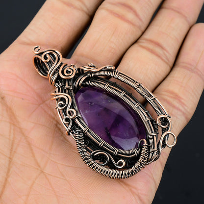 Purple Amethyst Gemstone Pendant
