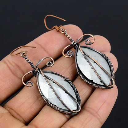 Blue Mystic Topaz Gemstone Earrings