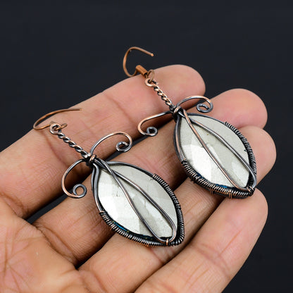 Blue Mystic Topaz Gemstone Earrings