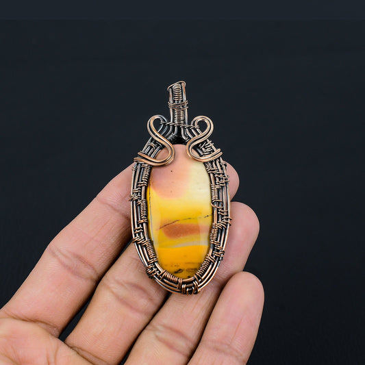 Multicolor Mookaite Gemstone Pendant