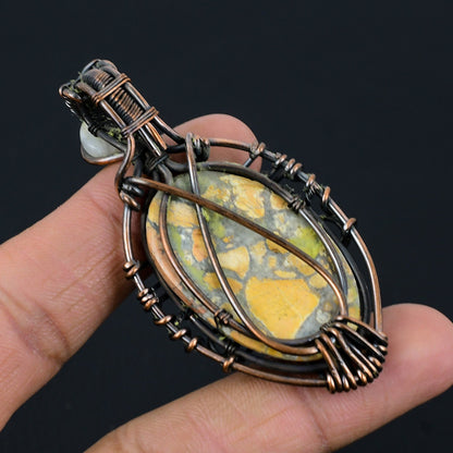 Blue Maligano Jasper Gemstone Pendant