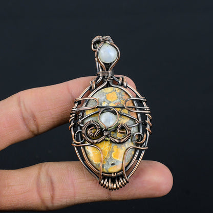Blue Maligano Jasper Gemstone Pendant