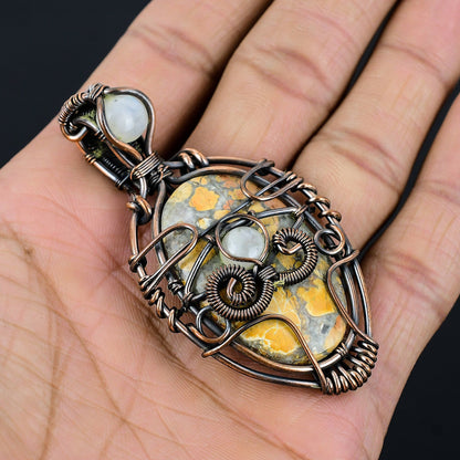 Blue Maligano Jasper Gemstone Pendant