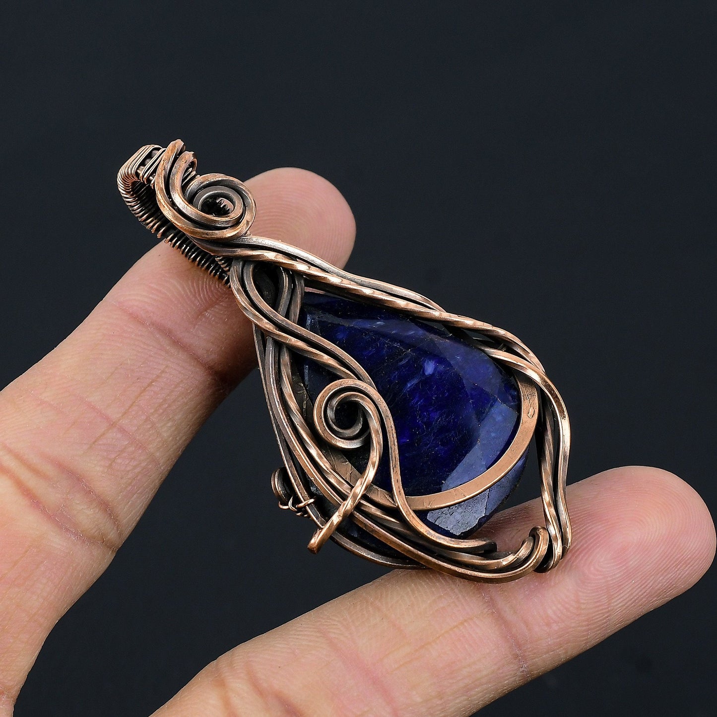 Blue Sapphire Gemstone Pendant