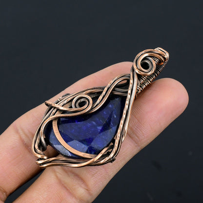 Blue Sapphire Gemstone Pendant