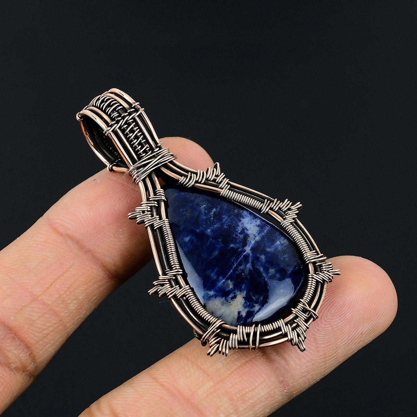 Blue Sodalite Gemstone Pendant