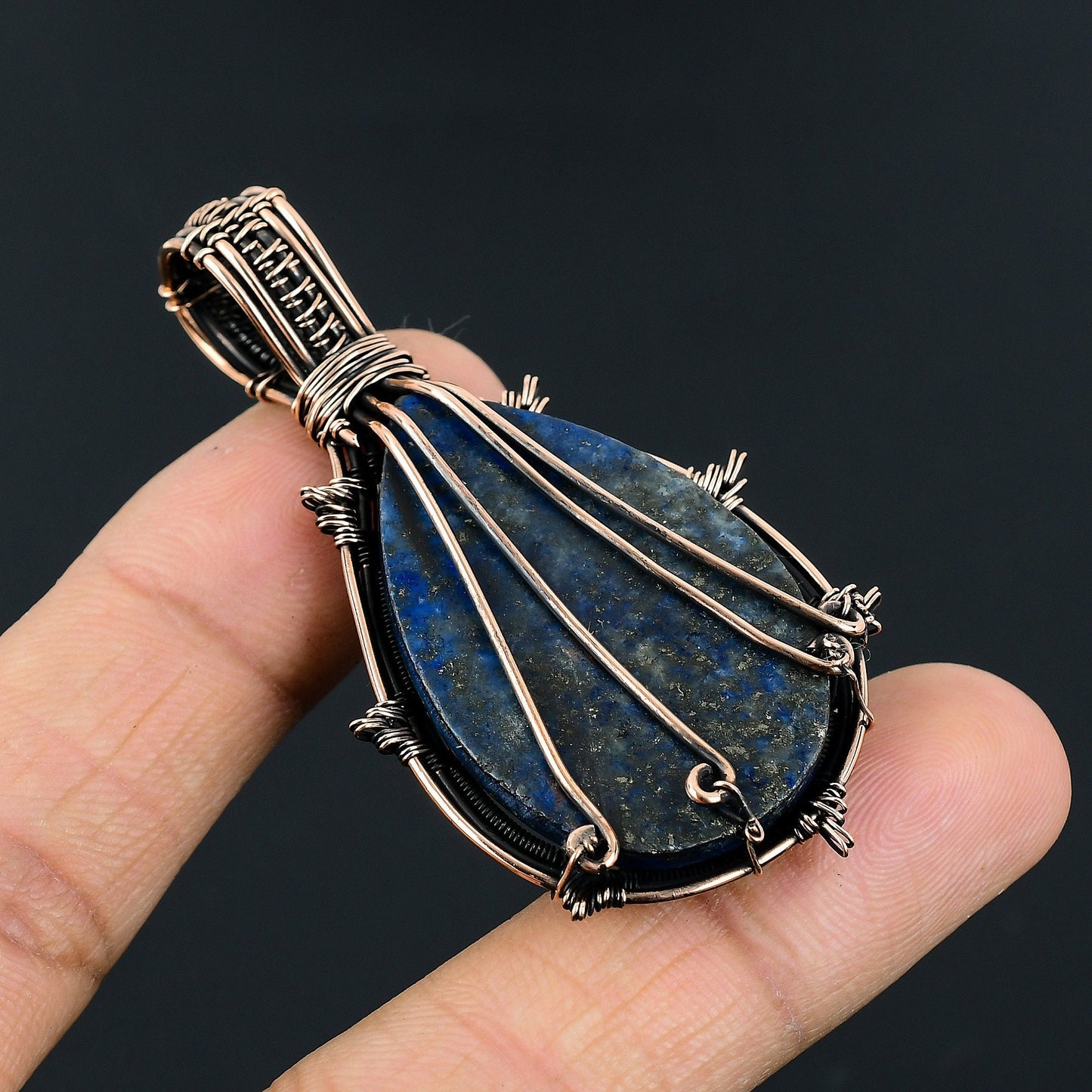 Blue Lapis Lazuli Gemstone Pendant