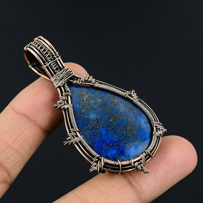 Blue Lapis Lazuli Gemstone Pendant