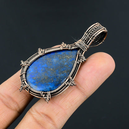 Blue Lapis Lazuli Gemstone Pendant