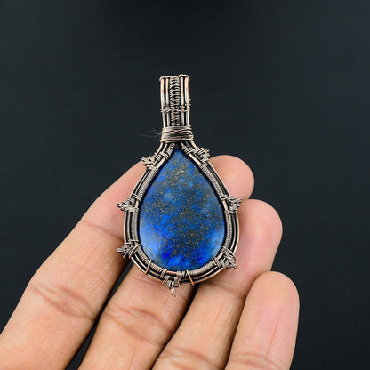 Blue Lapis Lazuli Gemstone Pendant