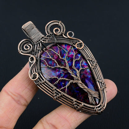 Multi-Color Labradorite Gemstone Pendant