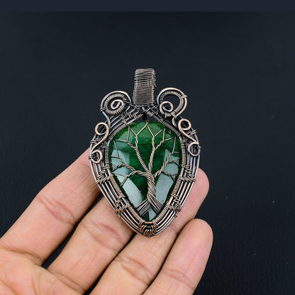 Green Emerald Gemstone Pendant