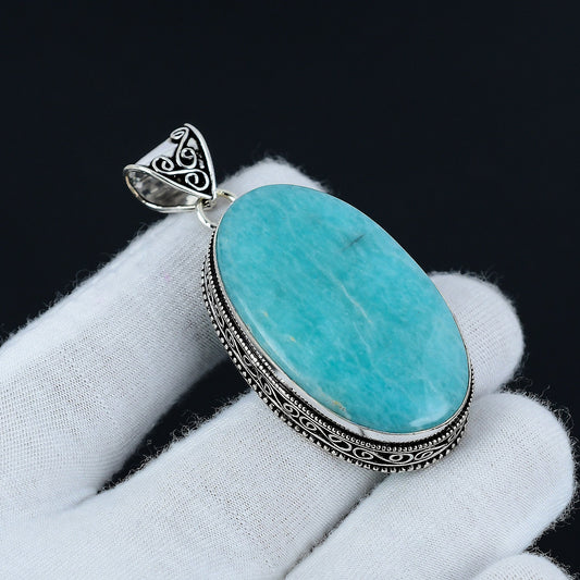 Green Amazonite Gemstone Pendant