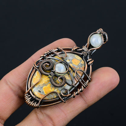 Blue Maligano Jasper Gemstone Pendant