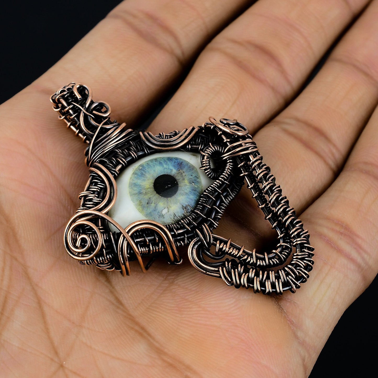 Grey Eye Gemstone Pendant