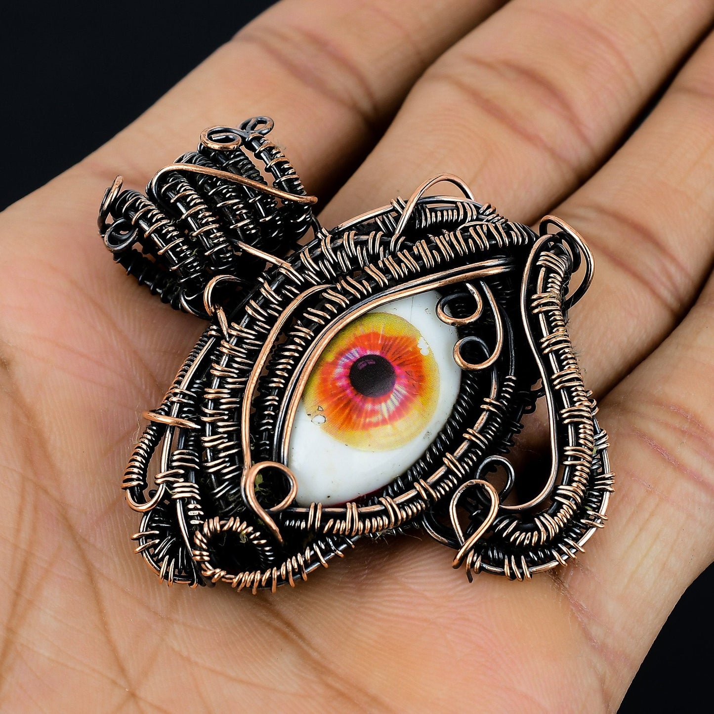 Honey Eye Gemstone Pendant