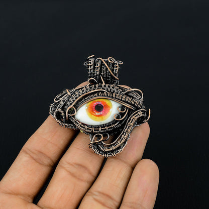 Honey Eye Gemstone Pendant