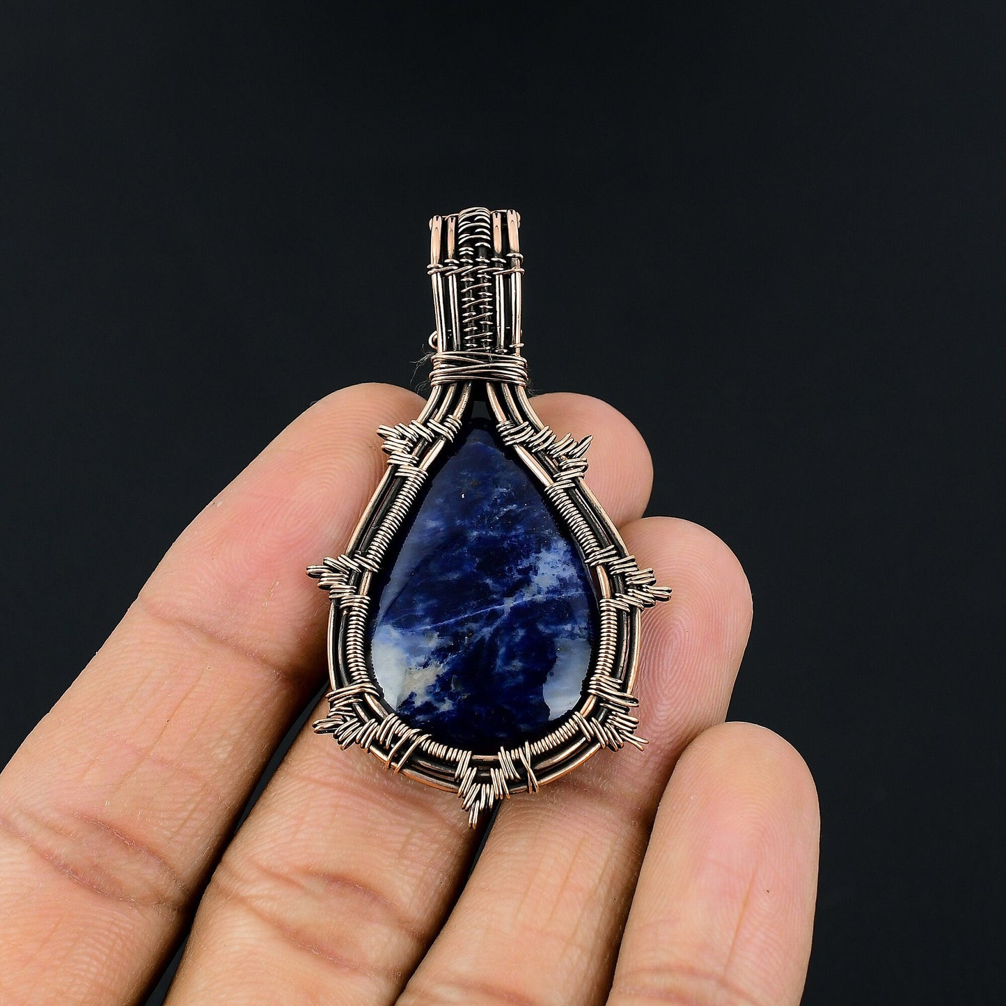 Blue Sodalite Gemstone Pendant