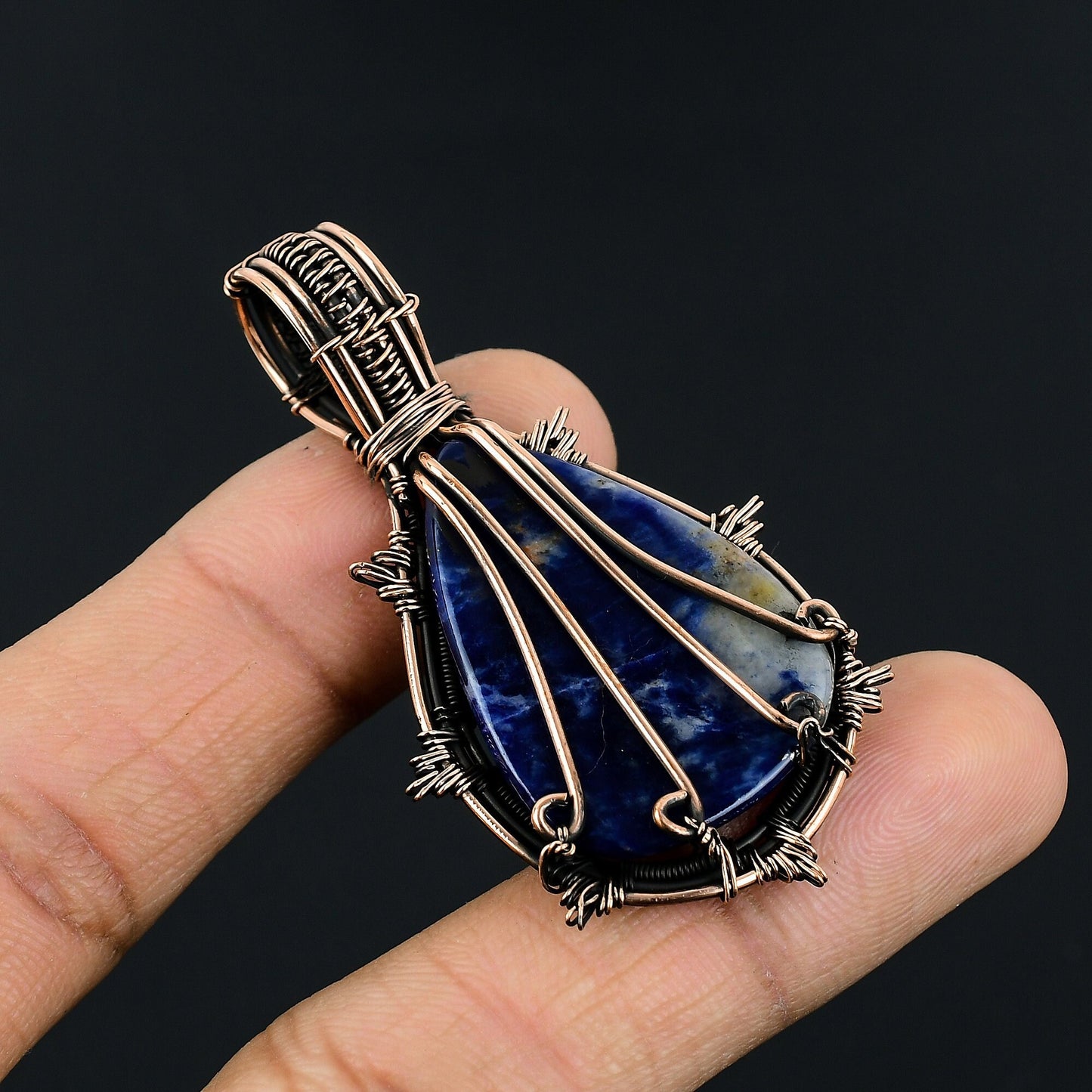 Blue Sodalite Gemstone Pendant