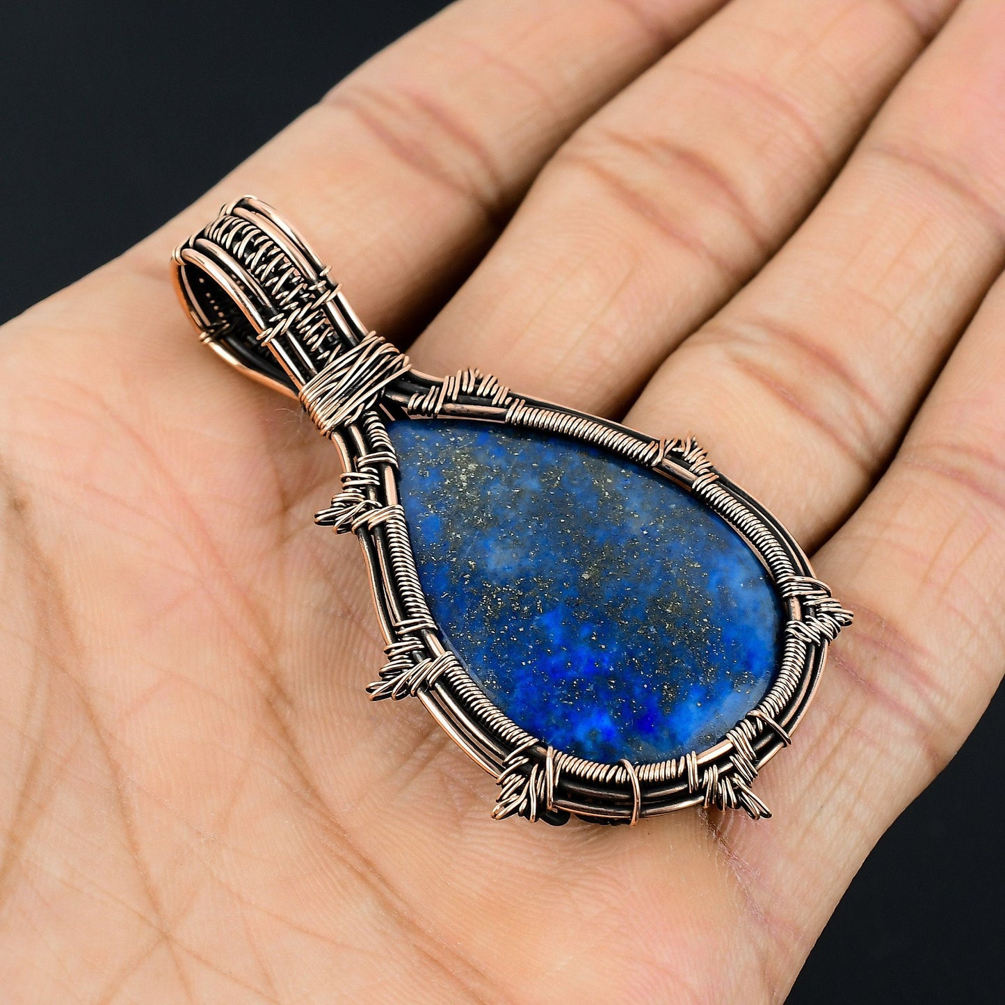 Blue Lapis Lazuli Gemstone Pendant