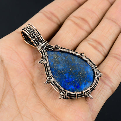 Blue Lapis Lazuli Gemstone Pendant