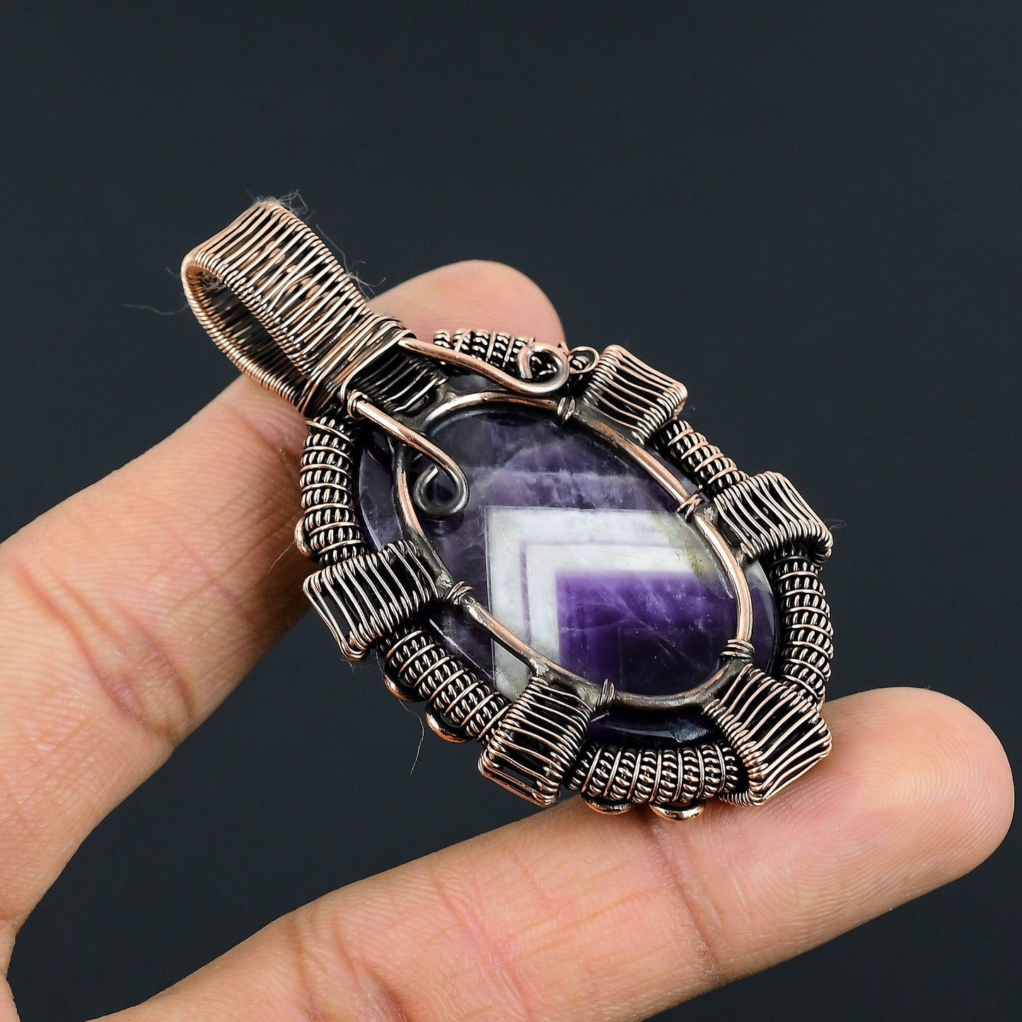 Purple Amethyst Gemstone Pendant