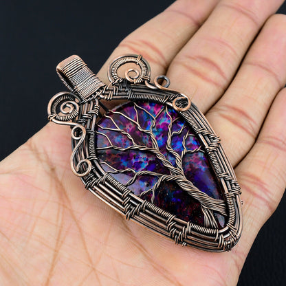 Multi-Color Labradorite Gemstone Pendant