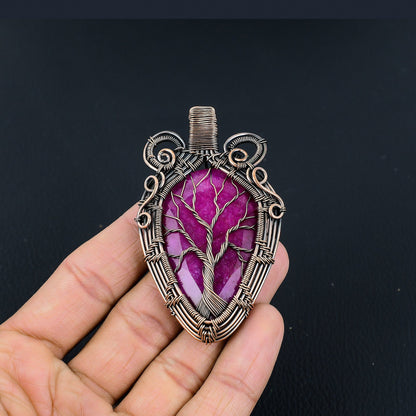 Kashmir Red Ruby Gemstone Pendant