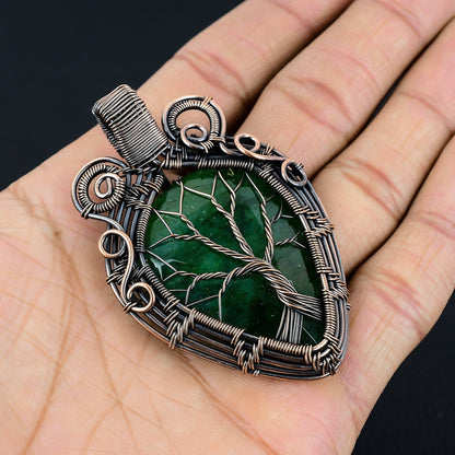 Green Emerald Gemstone Pendant