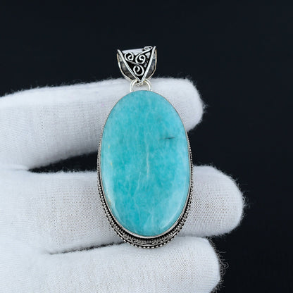Green Amazonite Gemstone Pendant