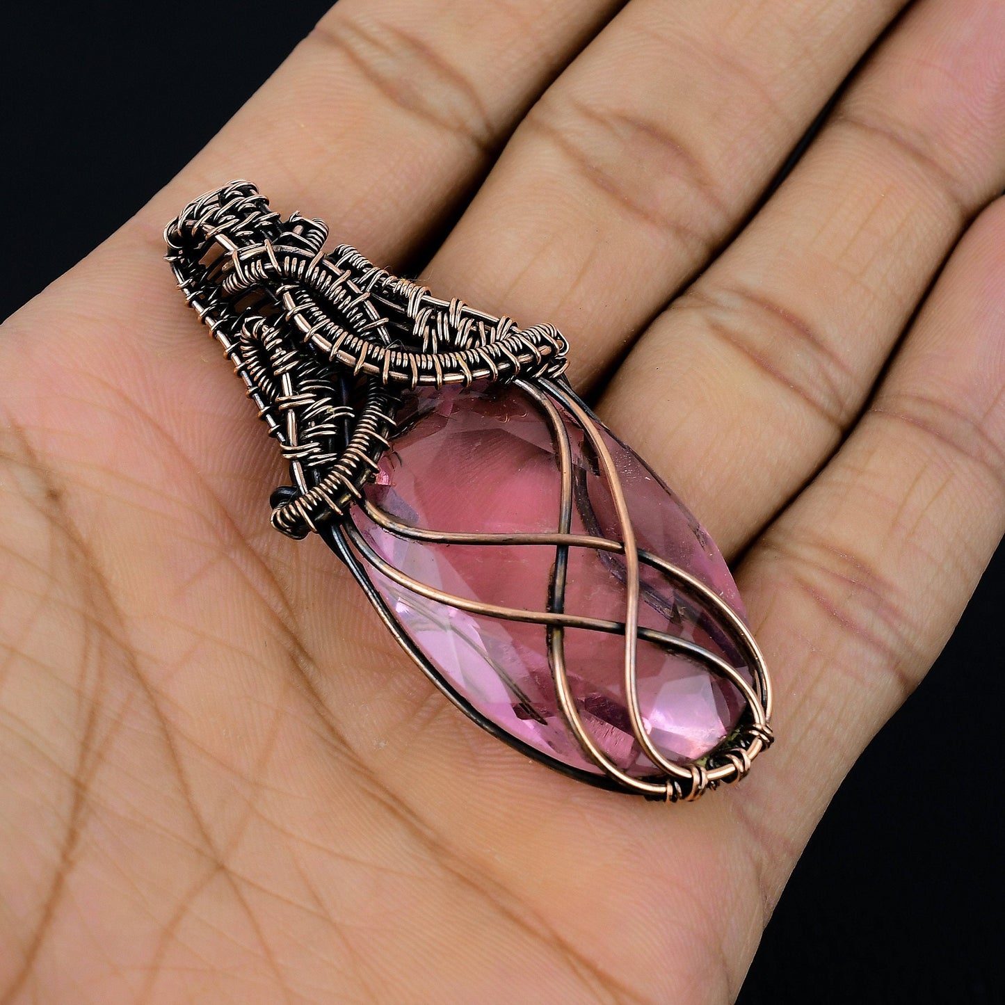 Pink Kunzite Gemstone Pendant