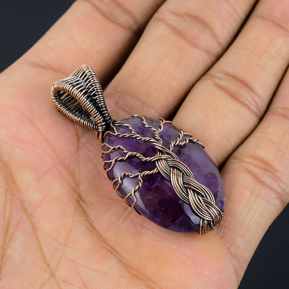 Purple Amethyst Gemstone Pendant