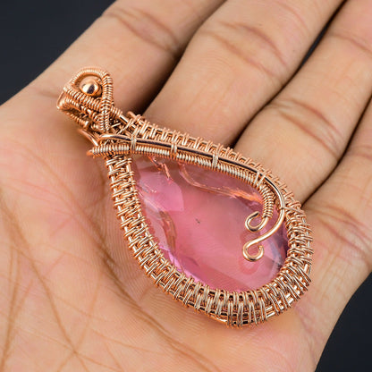 Pink Kunzite Gemstone Pendant